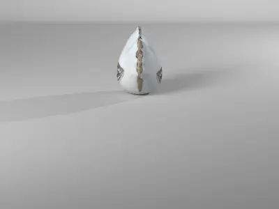 Decorative Rooster Figurine Animal 3D model