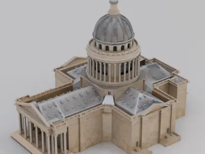 Pantheon 3D model