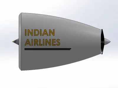 jet engine 3D model
