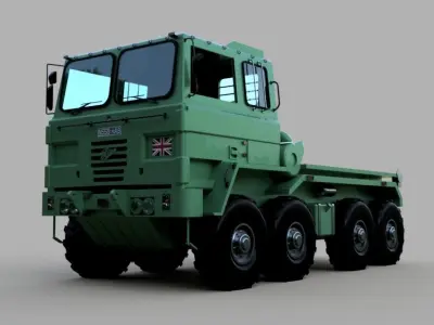 Military truck Low-poly 3D model purchase