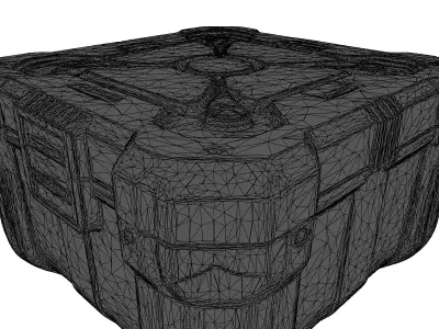 SciFi Energy Storage Crate 3D model