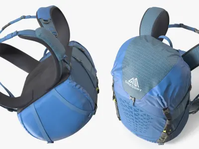  Gregory Paragon 48 Hiking Backpack Blue 