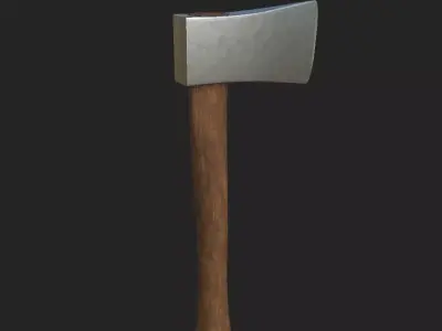 HQ Hachet Free low-poly 3D model