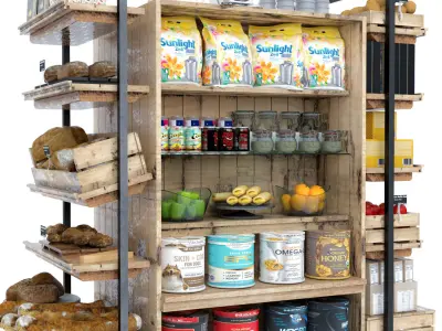 Market Place 4 3D model