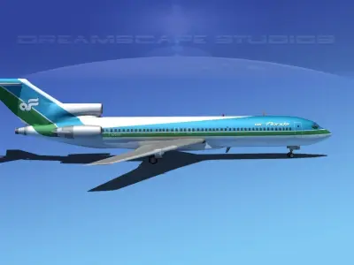 Boeing 727-200 Air Florida 3D model