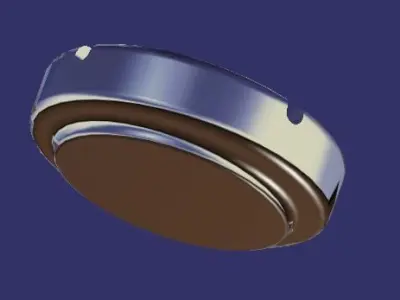 AshtrayAschenbecherPepeljara4fun silver ring Free 3D model