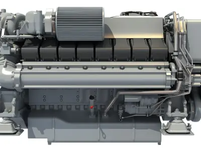 Propulsion Engine 3D Models 3D Model Pack