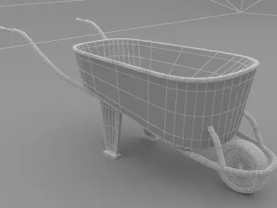 Wheelbarrow - 3D model get