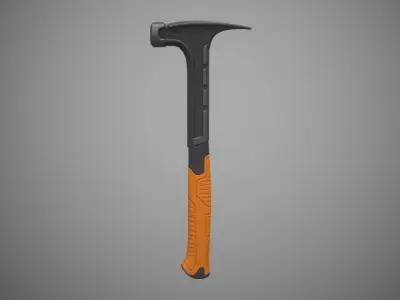 Hammer Low-poly 3D model 31