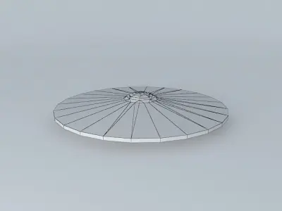 UFO disc Free 3D model