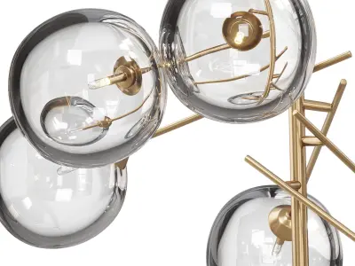 Chandelier Gallotti  Radice Straight 6  3D model