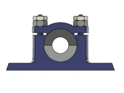 Plummer block 3D model purchase