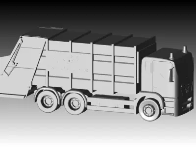 MAN Zoeller 22 m3 Free 3D model