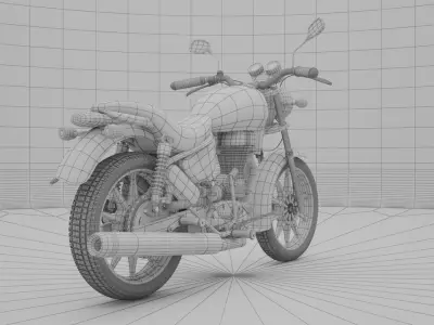Royal Enfiled Thunderbird 500x 3D model 3D model