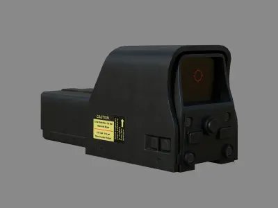 Weapon - Scope - 03 - HoloSight Low-poly 3D model