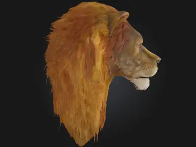 Majestic Mane  Flowing Power and Regal Grace 3D model