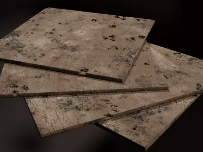 SPOILED OLD WOOD Free 3D model