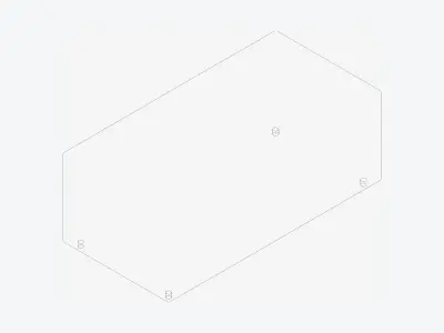 Furniture - Seating - Contemporary - Three - Base - Type Low-poly 3D model