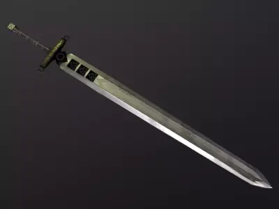 Swords Pack Low-poly 3D model purchase