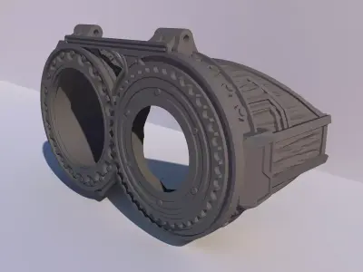 Steampunk GOGGLES - 3D Printing STL - Cosplay - Halloween 3D print model