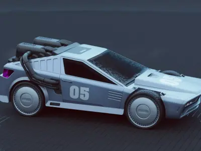 Sv-500 Rigged 3D model