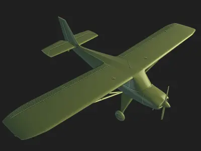 Aero Boero 115 ready to 3D printing 3D print model