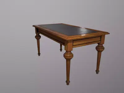 Antique Table Low-poly 3D model