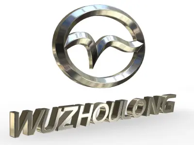 wuzhoulong logo 3D model