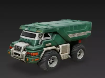 Thunder Loader Rescuezord set Power Rangers 3D print model