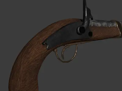 Gun XVII  3D model