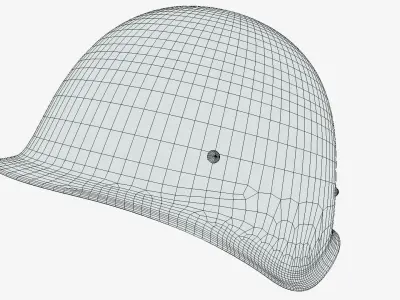 Soviet War Helmet Low-poly 3D model
