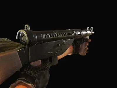 Sten MK5 Free low-poly 3D model