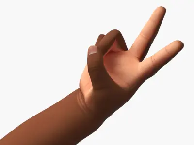  African Baby Hand Victory Gesture 