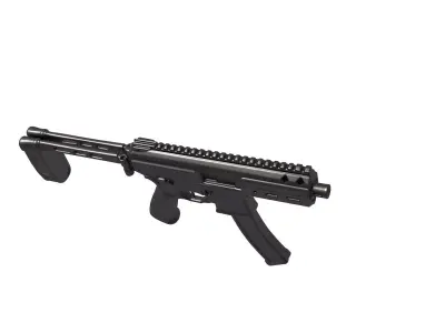 Sig MPX-K Rifle 3D print model