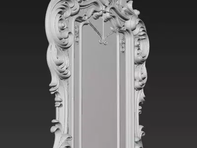 Wings of Love Rococo Angel Prestige Frame 3D print model