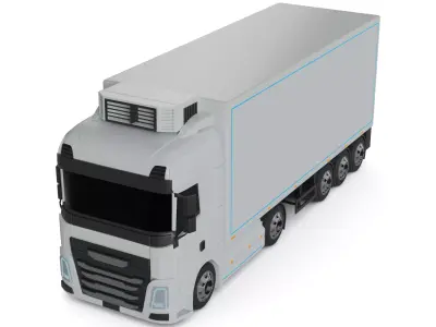 Refrigerated Truck 3D model
