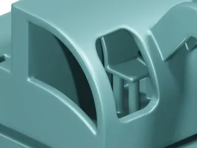 Mini Excavator Machine 3D model