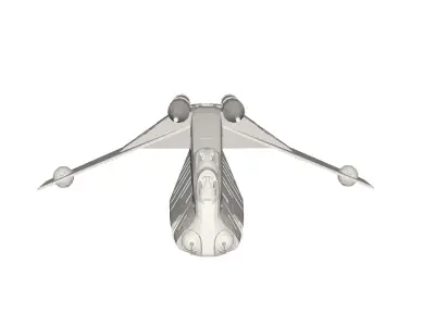 Spaceship concept 3D model buy