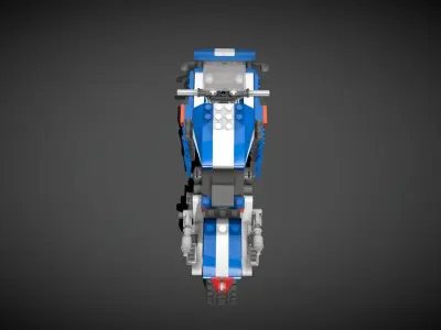 Lego Race Rider 3D model