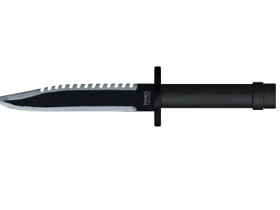 Rambo First Blood Dagger 3D model