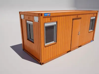 Construction Office Container 3D model