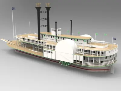 SBM Queen Ship 3D model