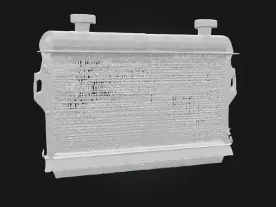Rusty Radiator  Aged Warmth with Vintage Decay 3D model