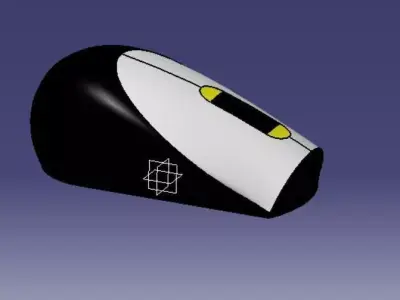 Mouse computer 3D model