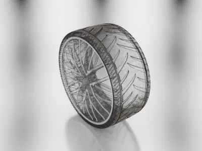 26 Inch Tire 3D model