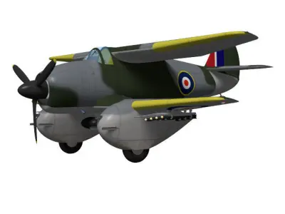 Boulton Paul P101 3D model