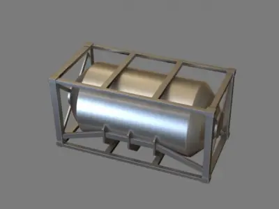Oil Tank 3D model get