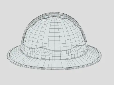 Medieval Helmet 08 Low Poly PBR Realistic Low-poly 3D model