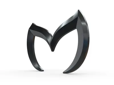 mazda devil logo 3D model