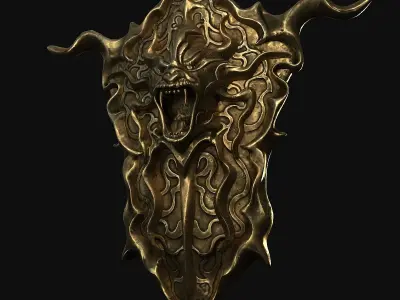 Shield fantasy  3D model